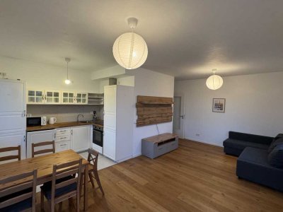 Möblierte 3-Zimmer-Wohnung im Neubau mit Balkon und hochwertiger Ausstattung