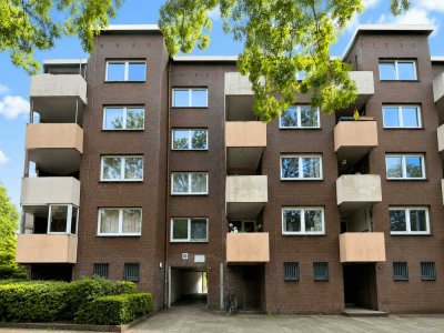Zweizimmerwohnung mit Balkon in Hamburg- Steilshoop