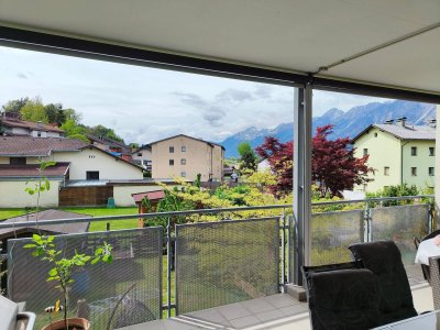 Moderne 3-Zimmer-Wohnung mit großer West-Terrasse in Volders – Tiefgarage, Stellplatz und auf Wunsch möbliert