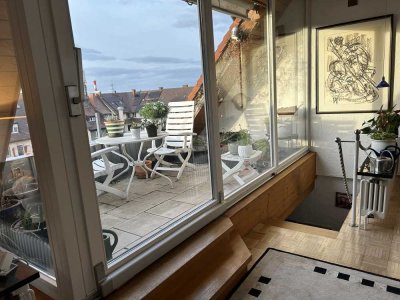 Schöne Maisonette , um zwei Ecken zur Uni-Klinik,in Freiburg im Breisgau, Stühlinger