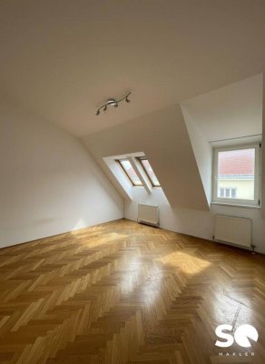 # SQ - HELLE 2-ZIMMER-DACHGESCHOSSWOHNUNG IN ZENTRALER UND RUHIGER LAGE DES 20. BEZIRKS