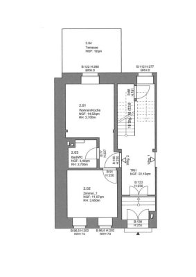 Reserviert: Kleine Singlewohnung mit Einbauküche