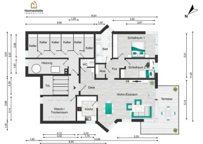 Helle 3-Zimmer-Wohnung mit Terrasse, Gartenanteil & Ausblick in sehr guter Lage!