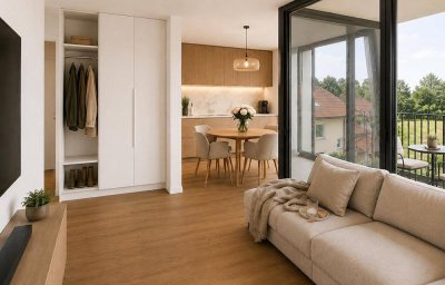 Dachgeschosswohnung nahe Messepark | Übergabe in 5 Monaten | Sonderpreis sichern