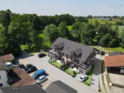 **RESERVIERT** 4-Zi.-Terrassenwohnung am Tännelbach - Die größte Wohnung im Haus