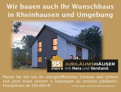 Wir bauen auch Ihr STREIF Einfamilienhaus in Rheinhausen und Umgebung