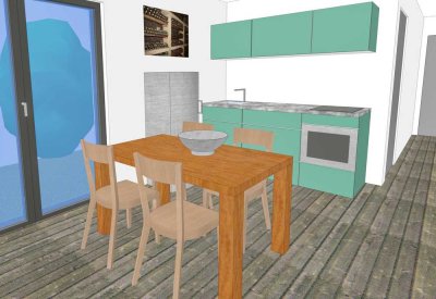 Attraktive2-Zimmer-Erdgeschosswohnung mit Terrasse in Fuchstal