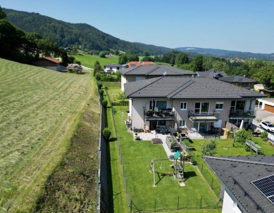 3-Zimmerwohnung mit 180 m2 großem Garten - Wohnen zwischen Mondsee und Attersee