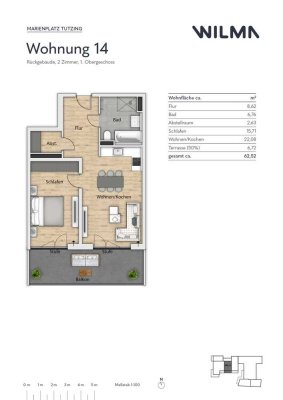 Barrierefreie 2-Zimmerwohnung mit Balkon