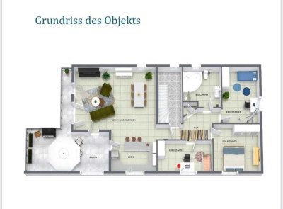 Lichtdurchflutete 4-Zimmerwohnung mit großem Südbalkon