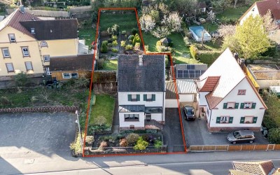 NEUER Preis! Freistehendes Einfamilienhaus mit großem Südgarten und Potenzial