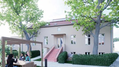 Möblierte 1-Zimmer-Whg. mit Galerie und Loft-Charakter im Denkmal – Backberggarten Berlin-Neukölln