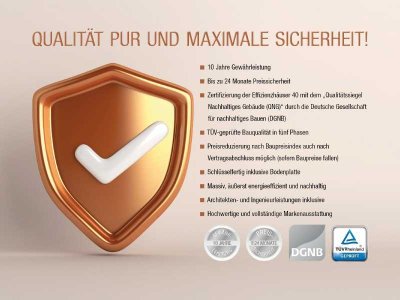 Viel Raum und niedrige Betriebskosten! (inkl. Grundstück & Baunebenkosten)