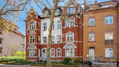 Urbanes Wohnen mit historischem Charme: 2-Zimmer-Wohnung in der Erfurter Löbervorstadt