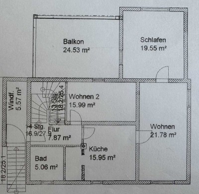 Attraktive neu renovierte 3,5-Zimmer-Erdgeschosswohnung mit Balkon und neuer Einbauküche in Herdorf