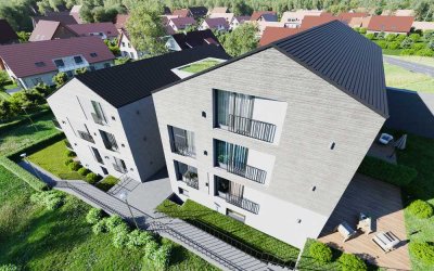 Maisonettewohnung, super Grundriss, große Dachterrasse, herrliche Aussicht