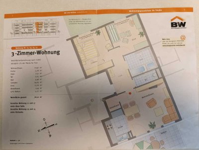 Bietigheim Bissingen,3 Zi. WHG,76m* KM 910€, Balkon, Abstellraum, Keller,TG 70€+NK 180€
Ab 1.08.2025