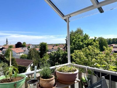 2,5-Zimmer Maisonette-Wohnung mit Balkon + Bergblick in Holzkirchen