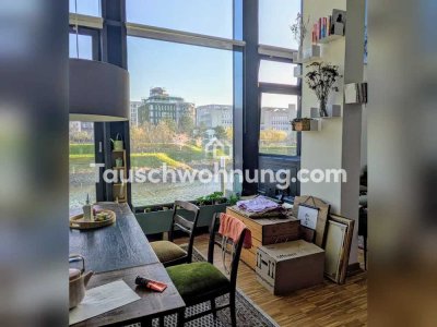 Tauschwohnung: Lichtdurchflutetes Loft mit Hafenblick – Galeriewohnung
