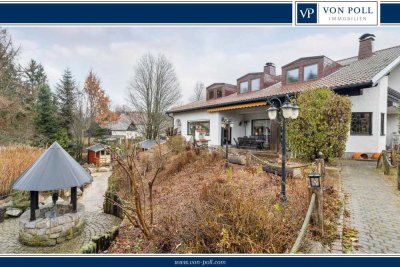 Repräsentatives Wohnhaus mit parkähnlicher Gartenanlage im Fichtelgebirge