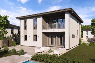 Individuelle Stadtvilla in Karlsruhe - Ihr Traumhaus nach Maß mit allkauf Fertighaus-Komfort