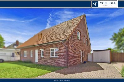 Nah am Wasser gebaut - sehr gepflegte DHH Nahe Norddeich mit Garage und WoMo-Stellplatz