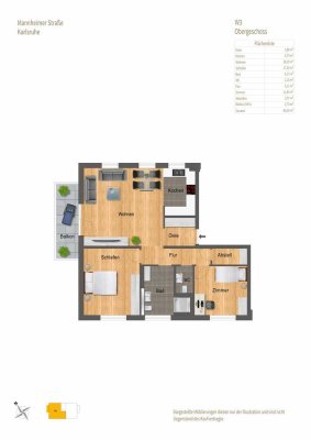 3-Zimmer Wohnung mit Wohlfühlcharakter