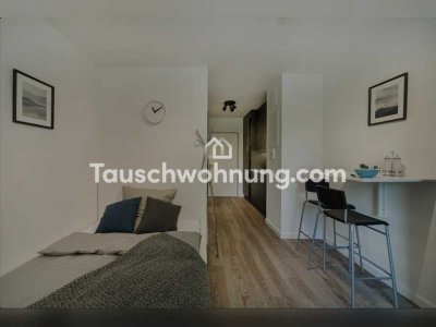 Tauschwohnung: Tausche möbl. 1 Z-Wohnung im Neubau 2.OG in Wedding für 2 ZW