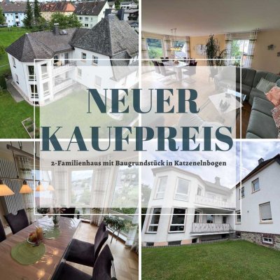 Katzenelnbogen: Ein Mehrfamilienhaus mit 2 Wohnungen + separatem Bauplatz!