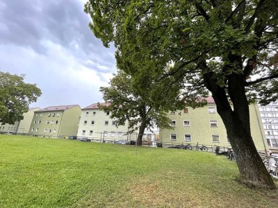 Kein Leerstand garantiert - zentrumsnahe 3 -Zi- ETW mit grünen Innenhof - WG geeignet