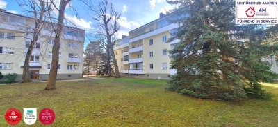 Toplage Baden: 3-Zimmer mit großer Loggia nahe Casino Baden