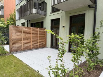 Kompakt und Komfortabel. Charmante 2 Zi Whg mit Garten zum Erstbezug in Top-Lage von München - Solln