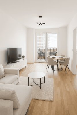 Provisionsfreie Elegante 2-Zimmer-Wohnung mit Balkon im 3. Bezirk mit Weitblick über Wien