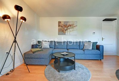 MÖBLIERT - GEMÜTLICH WOHNEN - 3-Zimmer mit Büro  Balkon