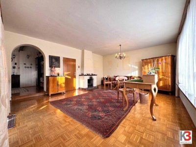 K3 - Sonnige Grün- und Ruhelage! Äußerst gepflegtes Ein- oder Zweifamilienhaus auf 928 m² großem Grundstück! BERG- UND STADTBLICK!