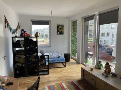 !!! Mainz Zollhafen - Leben am Wasser - funktionales 1-Zi-Apartment mit Balkon !!!