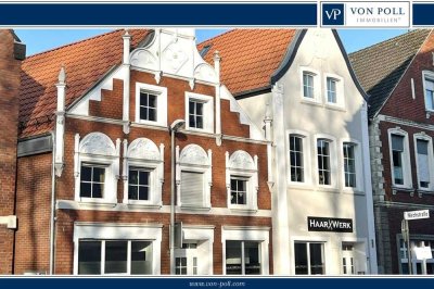 Historisches Wohn- u. Geschäftshaus am Marktplatz in Sendenhorst mit Traumfassade 2 LL + 6 Wohnungen