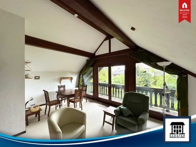 Möblierte 2-Zimmer-Wohnung mit Balkon & Einbauküche in Wormersdorf