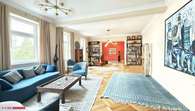 ERSTBEZUG aus 2024 - HERRLICHE STILETAGE mit 2 LOGGIEN (30m²) - 5 ZIMMER - 2 BÄDER - LUXUSKÜCHE - GRÜNBLICK - RENOVIERTES GRÜNERZEITHAUS