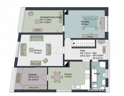☀️ Charmante 3,5-Zimmer-Wohnung in Schifferstadt (ca. 82 m²)