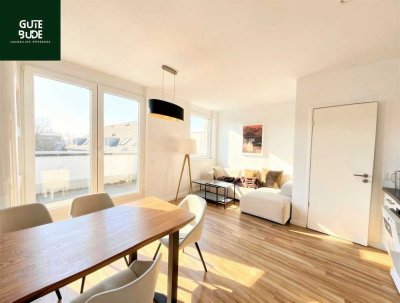 Stilvolle 3-Zimmer-Wohnung im Penthouse mit Dachterrasse und Einbauküche