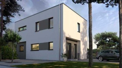 Ein großes Bauhaus auf kleinem Raum, mit Grundstück!