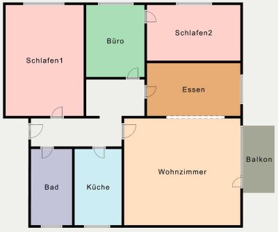 Provisionsfreie 4,5-Raum-Wohnung mit gehobener Innenausstattung mit Balkon und EBK in Köln Riehl