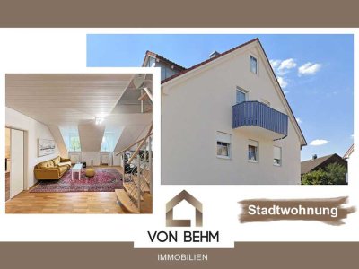 von Behm Immobilien -  Harmonisch wohnen mit Pfiff! DG-Stadtwohnung mit Studio