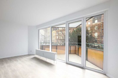 Renovierte sehr helle 2-Zi.-Wohnung in Linden Nord mit 2 Balkonen