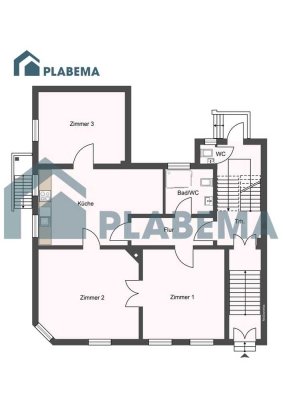 Geräumige 3 Zimmer- Wohnung, 3er- WG tauglich, mit Einbauküche, wird gerade renoviert