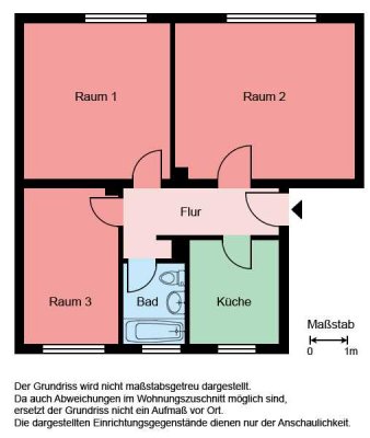 Demnächst frei! 3-Zimmer-Wohnung in Castrop-Rauxel Merklinde