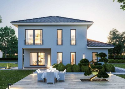 Will ich haben ... Stadtvilla mit überdachter Terrasse - inkl. Baugrundstück !!