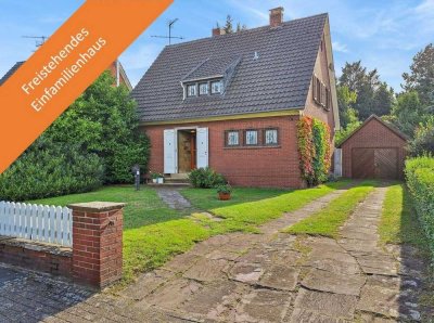 Ihre neue Immobilie: Attraktives, freistehendes Einfamilienhaus mit Garage in Moers-Meerbeck