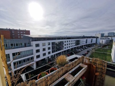 Top-Lage in Kiel, Brauereiviertel, 2-Zi-Whg. mit Dachterrasse, neue Einbauküche, KEIN AUFZUG